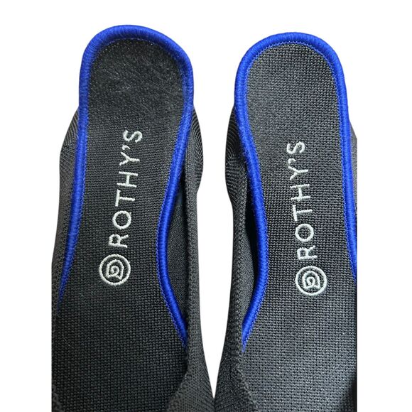 ROTHY'S, Women's Black Pointed Slip-On Shoes / Flats, Size W 10.5, Used - Picture 7 of 9